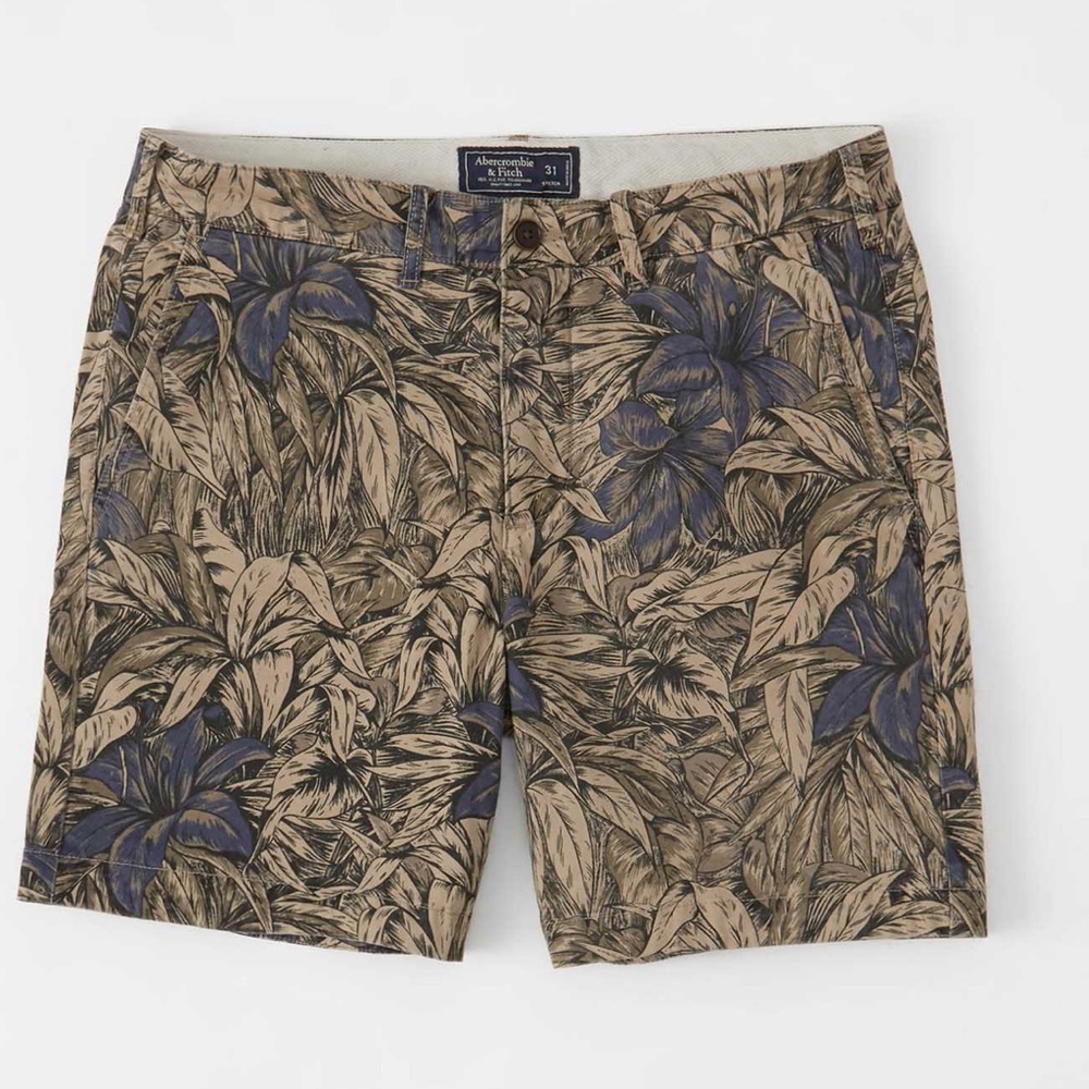 Abercrombie Fitch Shorts Floral tropical Print Stretch
Size 34